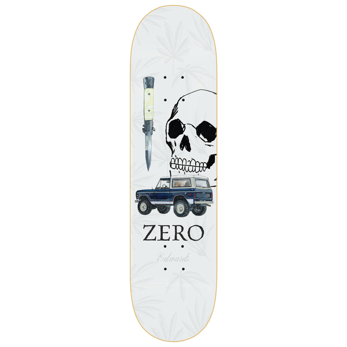 Zero Fast Times Edwards Skateboard Deck - 8.50