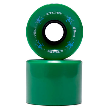 CCS Retro Cruiser 78a Skateboard Wheels - Green - 59mm