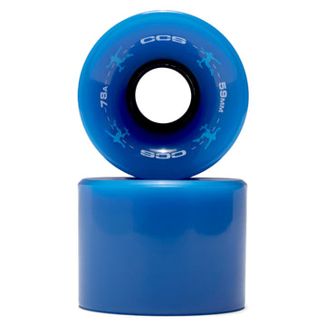 CCS Retro Cruiser 78a Skateboard Wheels - Blue - 59mm