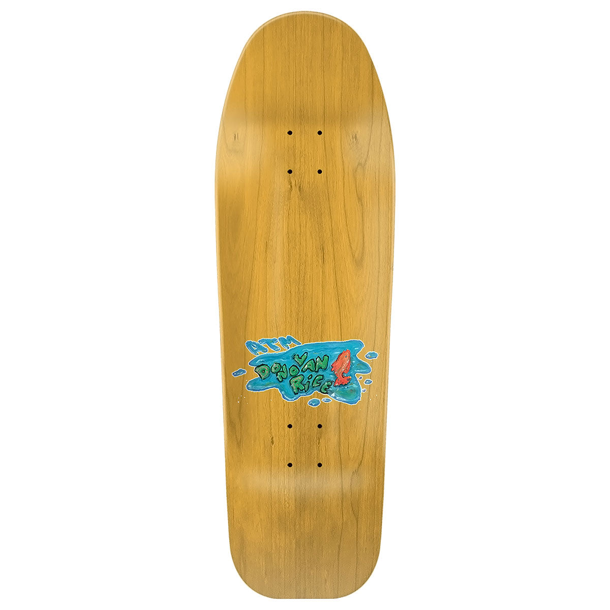 ATM Donovan Rice Fish Bowl Shaped Skateboard Deck - 10.00