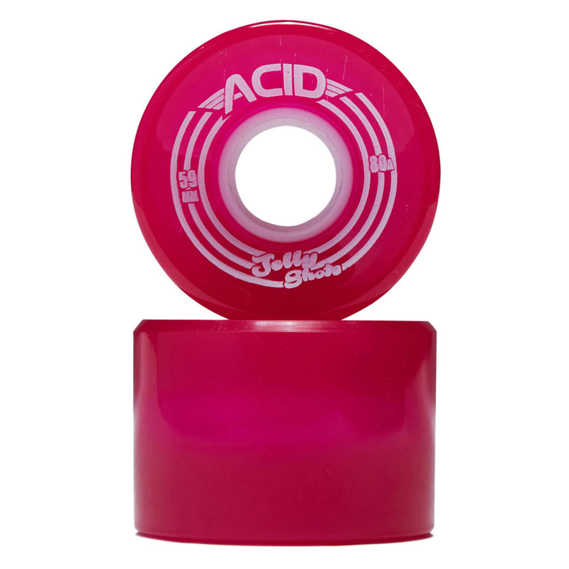 Acid Jelly Shots 80a Skateboard Wheels - Fuchsia - 59mm