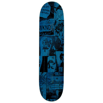 WKND Please Do Not Lean On Glass Sarah Meurle WB Skateboard Deck - Multi - 8.125