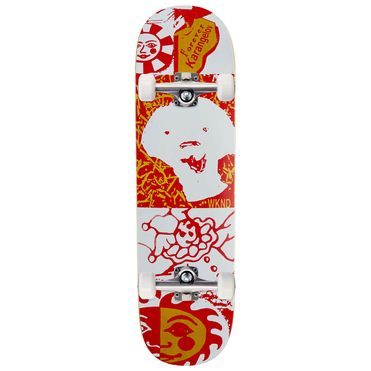 WKND Forever Tom Karangelov SN Skateboard Complete - Red - 8.60