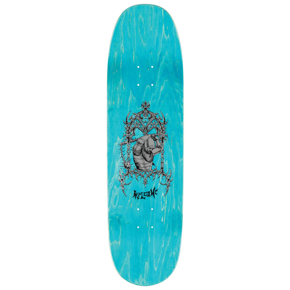 Welcome Paladin Ryan Reyes On A Baculus 2.0 Skateboard Deck - White - 9.00