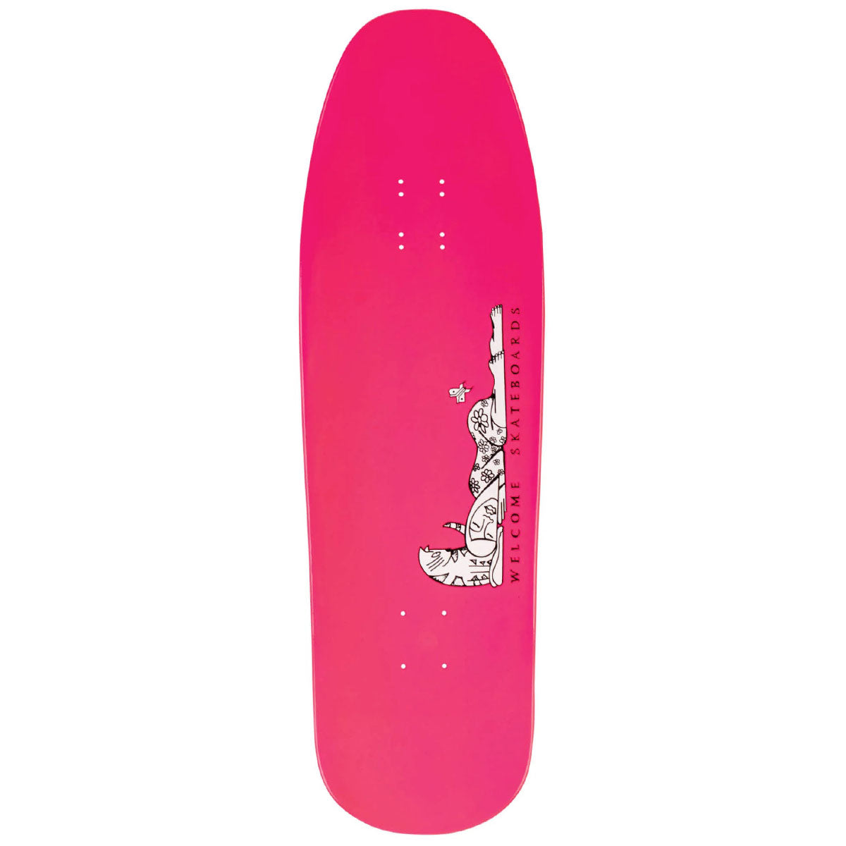 Welcome Love Is Essential Chris Miller On A Gaia Skateboard Complete - Hot Pink Dip - 9.60