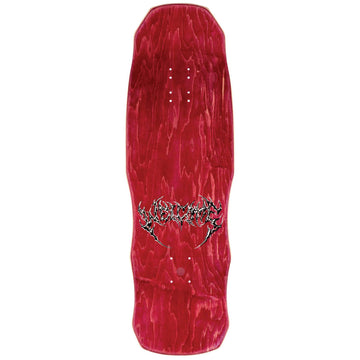 Welcome Torment On A Dark Lord Skateboard Complete - Dark Red Stain/Transparent Prism Foil - 9.85