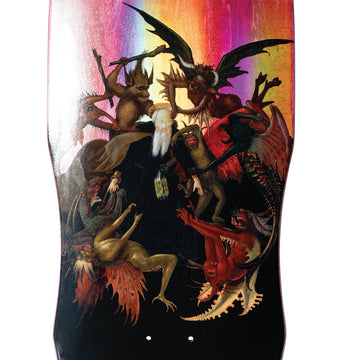 Welcome Torment On A Dark Lord Skateboard Complete - Dark Red Stain/Transparent Prism Foil - 9.85