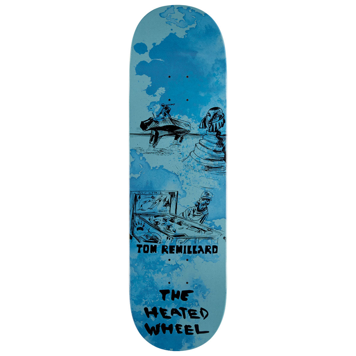 スケートボード THE HEATED WHEEL8.38 The Heated Wheel Grasshopper Guy 8.38