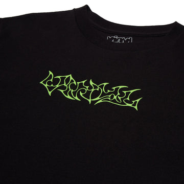 Vinyl Tribal T-Shirt - Black