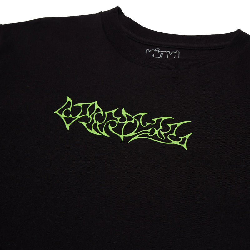 Vinyl Tribal T-Shirt - Black