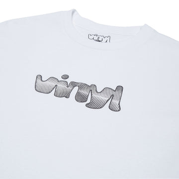 Vinyl Spiral Logo T-Shirt - White