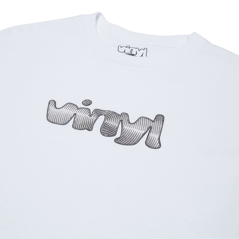 Vinyl Spiral Logo T-Shirt - White
