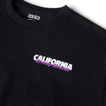 CCS June 1985 Ad T-Shirt - Black/Purple