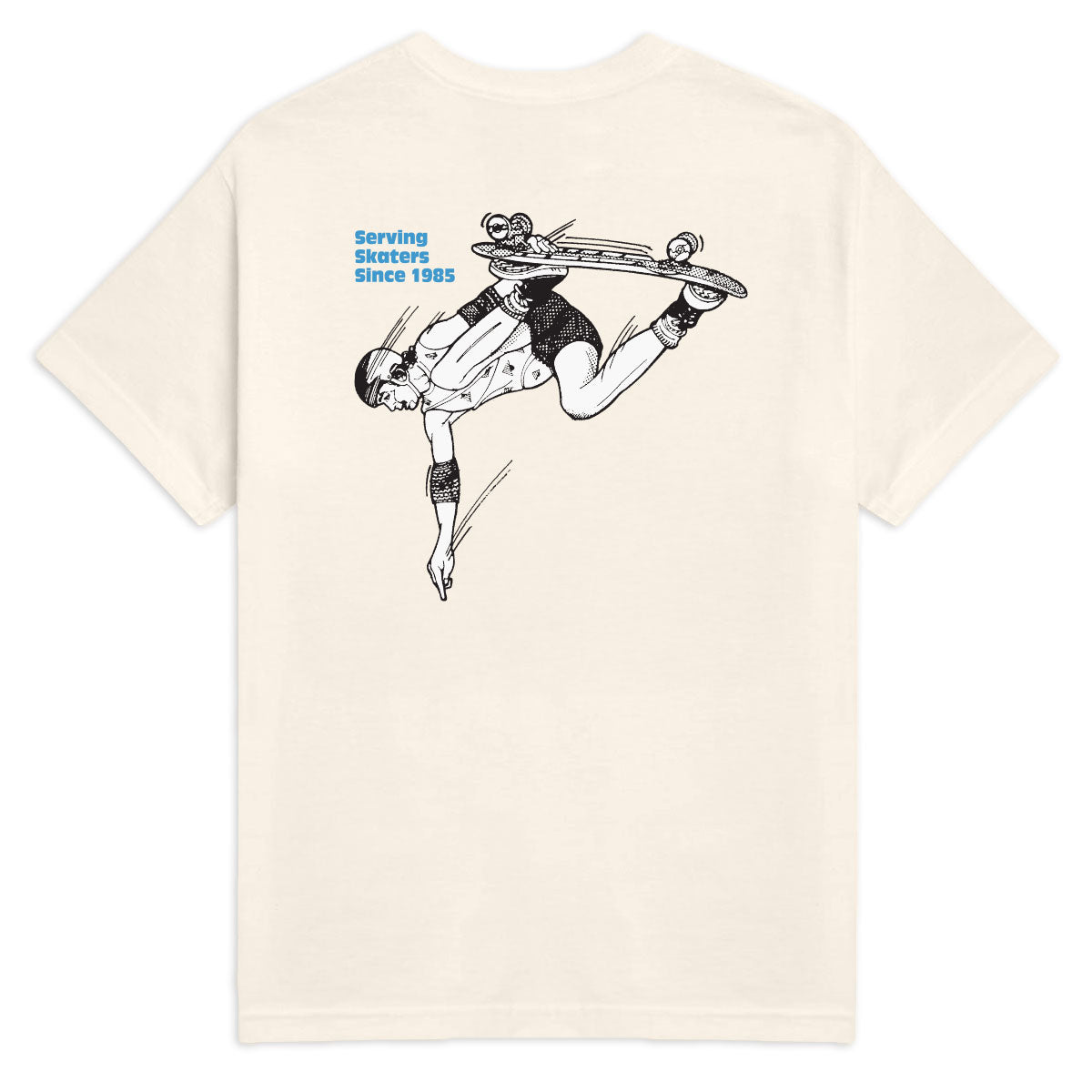 CCS June 1985 Ad T-Shirt - Vintage White/Blue image 1