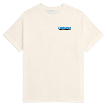 CCS June 1985 Ad T-Shirt - Vintage White/Blue