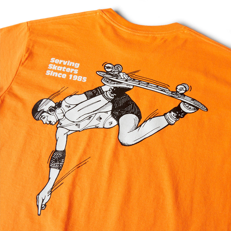 CCS June 1985 Ad T-Shirt - Orange/White