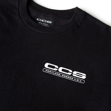 CCS Skate Shop T-Shirt - Black/White