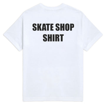 CCS Skate Shop T-Shirt - White/Black