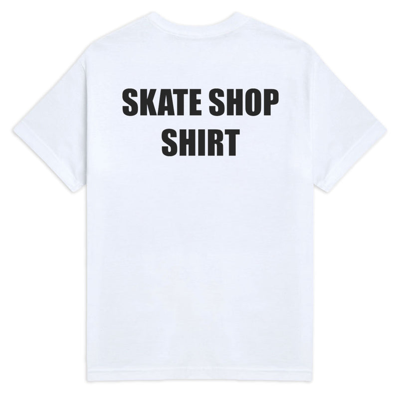 CCS Skate Shop T-Shirt - White/Black
