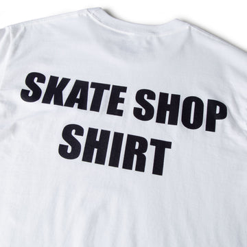 CCS Skate Shop T-Shirt - White/Black