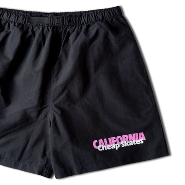 CCS June 1985 Ad Hydro Shorts - Black/Neon Pink