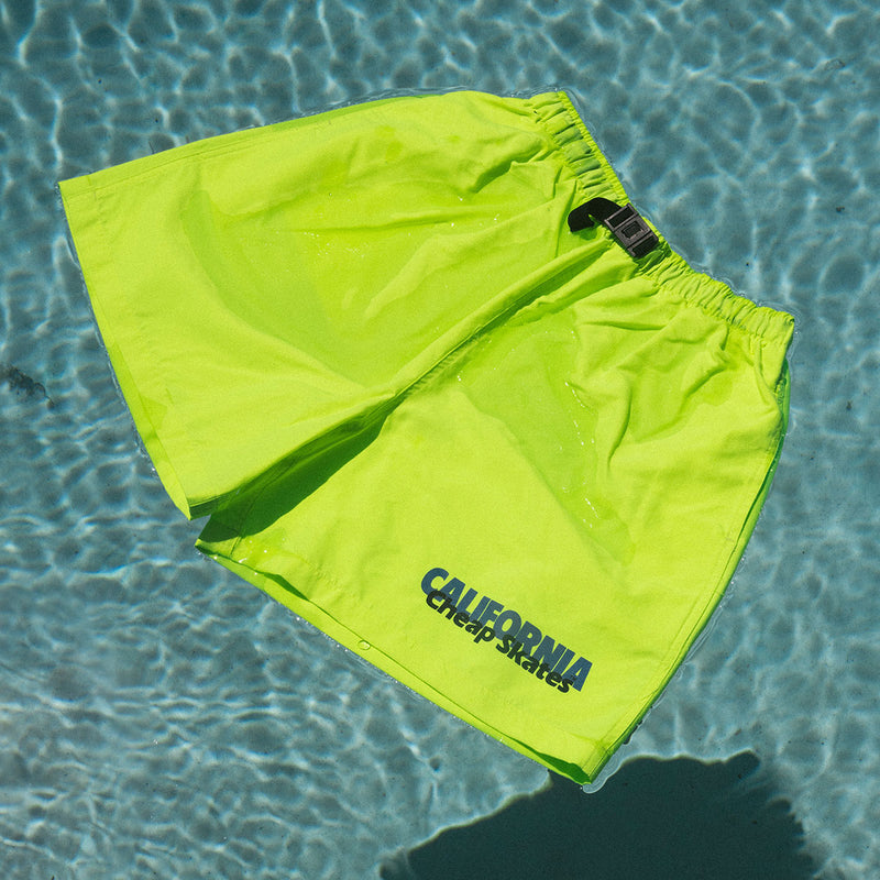 CCS June 1985 Ad Hydro Shorts - Yellow/Blue