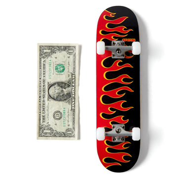 CCS Flames Handboard - Black/Red