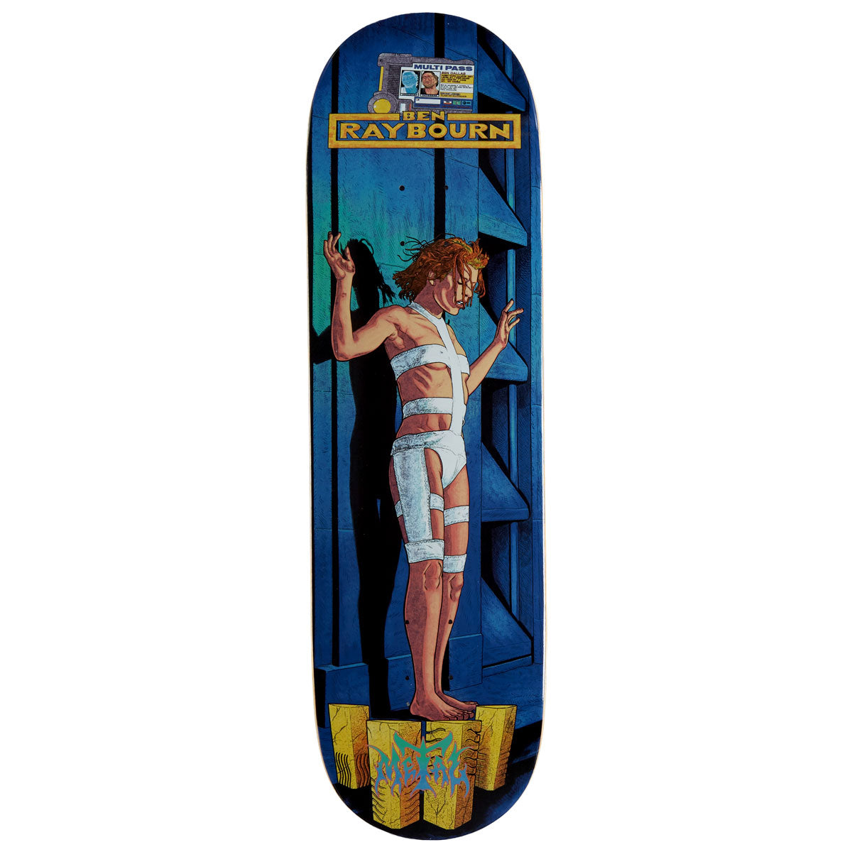 Metal Ben Raybourn Multi Pass Skateboard Deck - 9.00