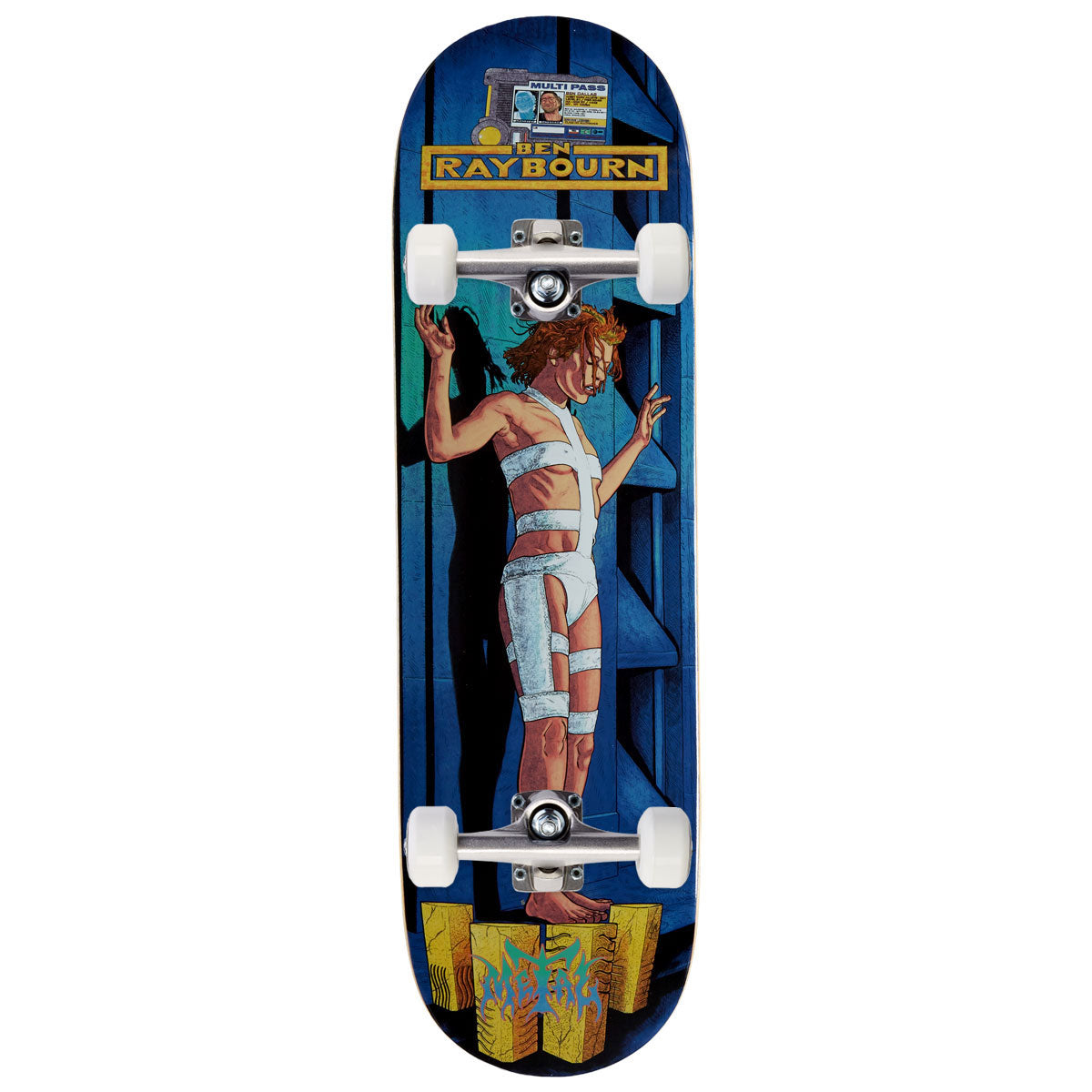 Metal Ben Raybourn Multi Pass Skateboard Complete - 9.00
