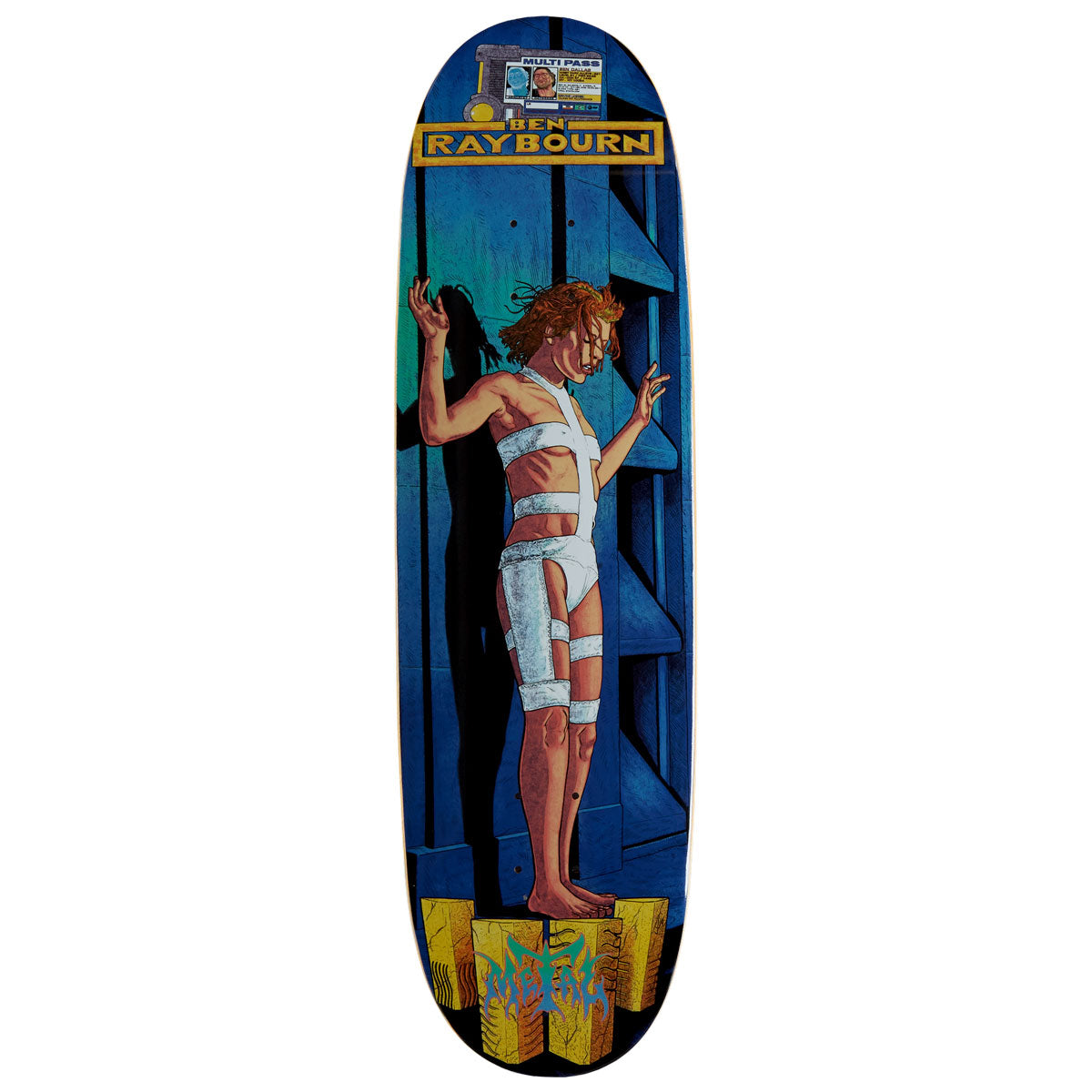 Metal Ben Raybourn Multi Pass Skateboard Deck - 8.75