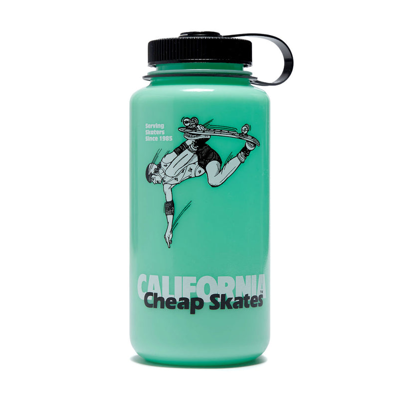 CCS June 1985 Wide Mouth Nalgene Water Bottle - Glow/Black - 32oz