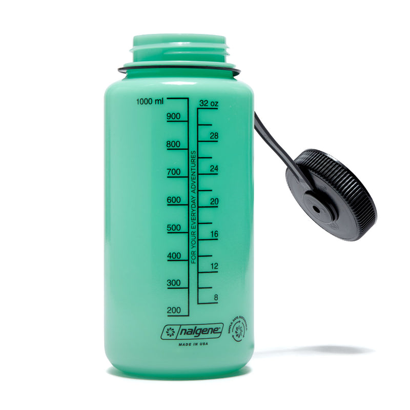 CCS June 1985 Wide Mouth Nalgene Water Bottle - Glow/Black - 32oz