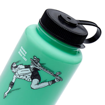CCS June 1985 Wide Mouth Nalgene Water Bottle - Glow/Black - 32oz