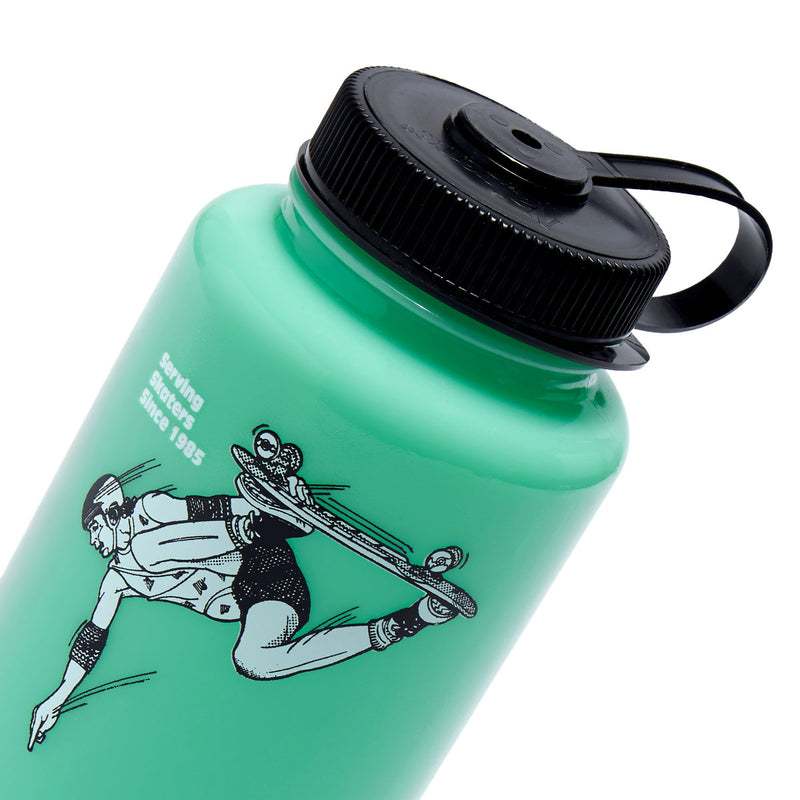 CCS June 1985 Wide Mouth Nalgene Water Bottle - Glow/Black - 32oz