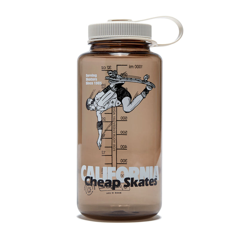 CCS June 1985 Wide Mouth Nalgene Water Bottle - Mocha/Cotton - 32oz
