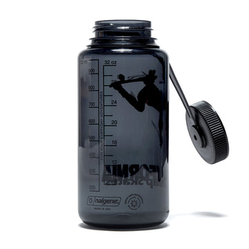 CCS June 1985 Wide Mouth Nalgene Water Bottle - Charcoal/Black - 32oz