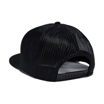 Reel Happy Trout Country Trucker Hat - Black