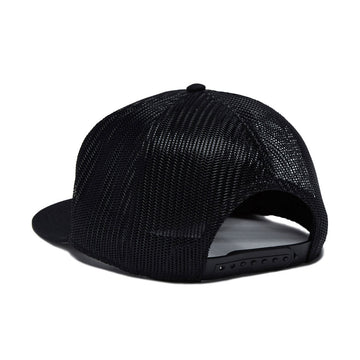 Reel Happy Anchor Trucker Hat - Black
