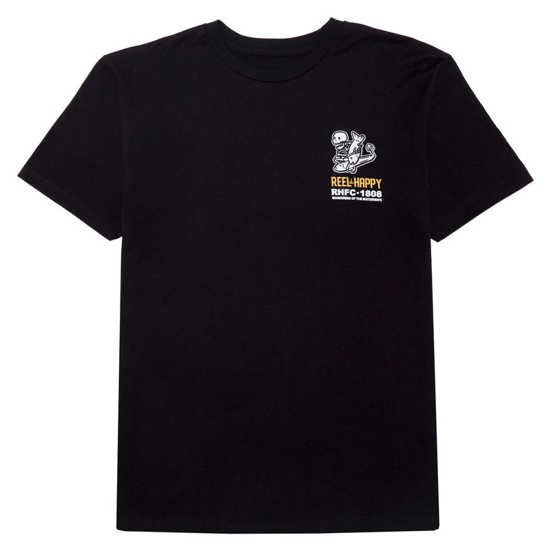 Reel Happy Reaper Revolution T-Shirt - Black
