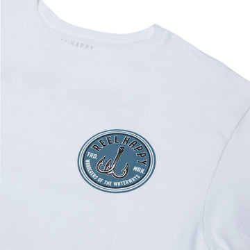 Reel Happy Night Trippers T-Shirt - White