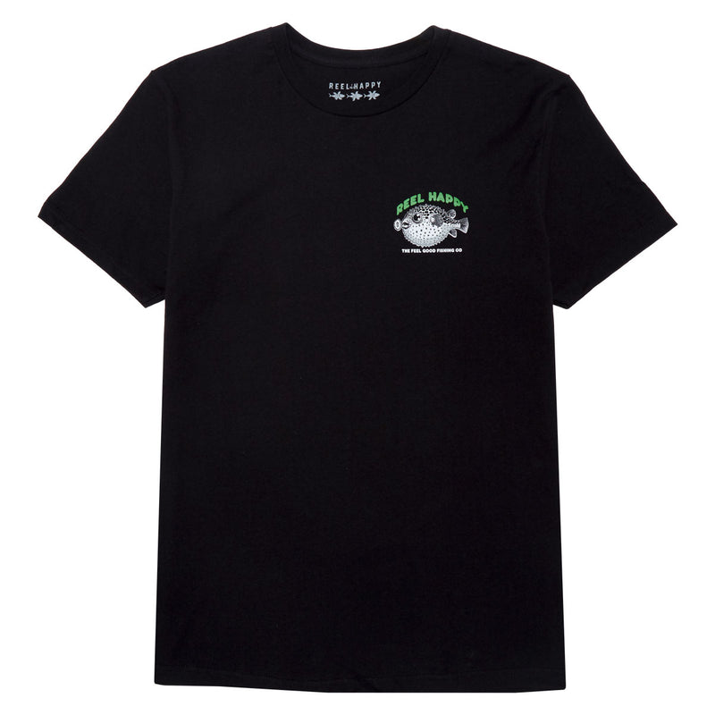 Reel Happy Puff Puff Blaze T-Shirt - Black