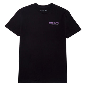 Reel Happy Good Times T-Shirt - Black