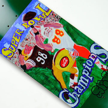Snack Williams Super Bowl Skateboard Deck - 8.25