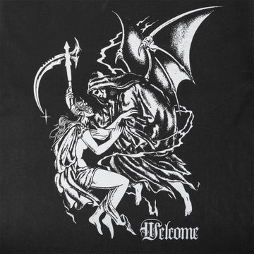 Welcome Archangel Overprint T-Shirt - Black/White