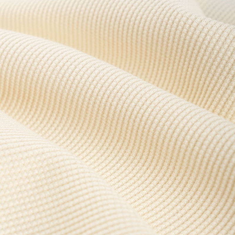 Welcome Seraph Contrast Stitch Thermal Shirt - Bone