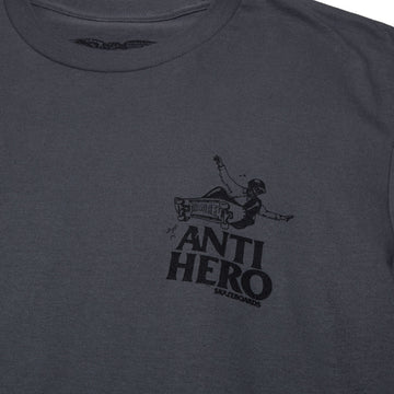 Anti-Hero Phelps Lance Dbl T-Shirt - Asphalt/Black