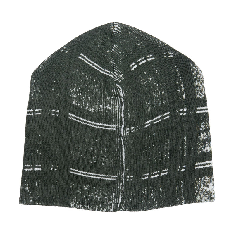Fucking Awesome Digital Plaid Skully Beanie - Green