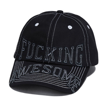 Fucking Awesome KO 6 Panel Hat - Black