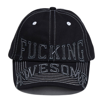 Fucking Awesome KO 6 Panel Hat - Black