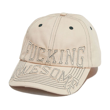Fucking Awesome KO 6 Panel Hat - Cream
